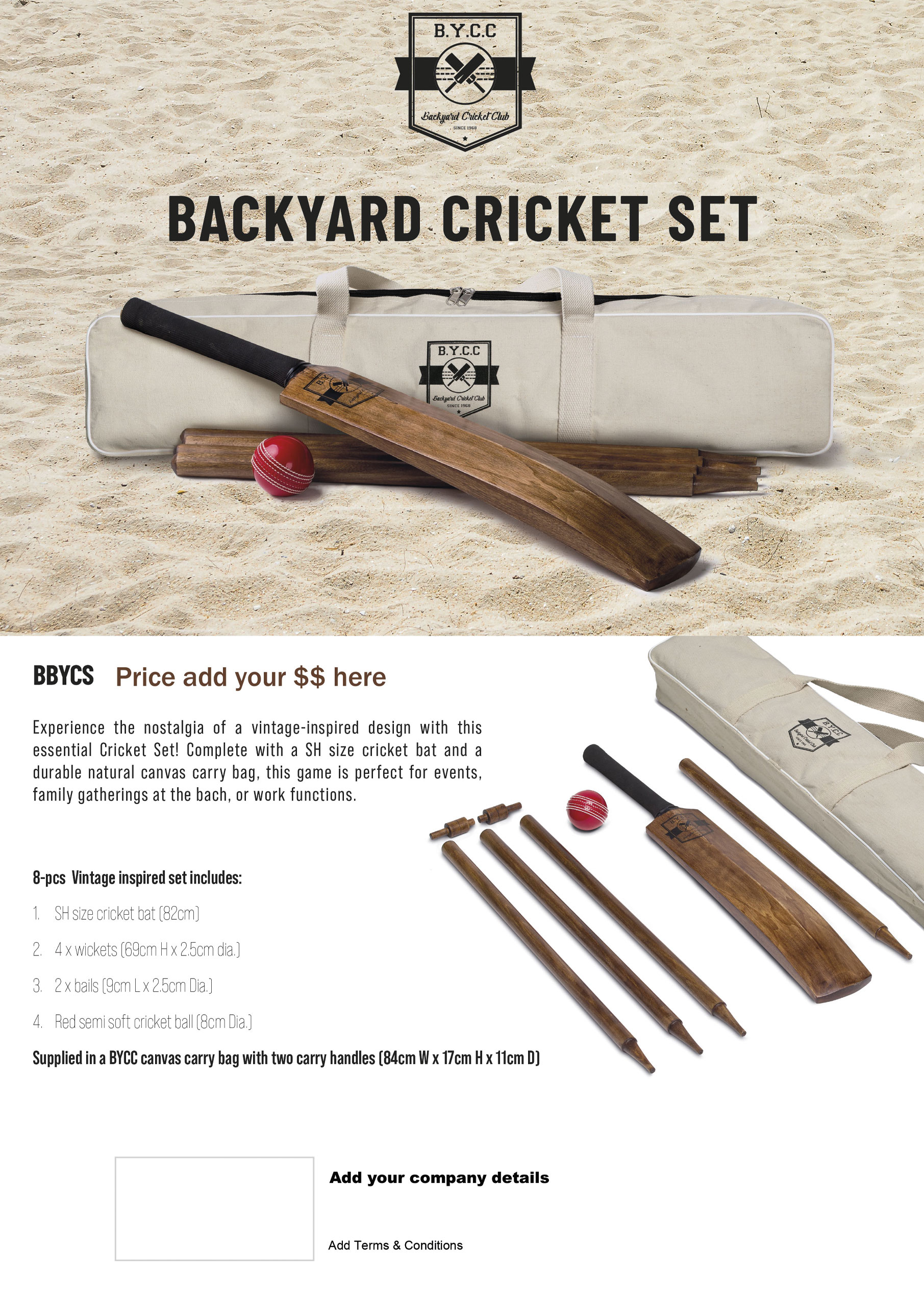 Backyard Cricket Set