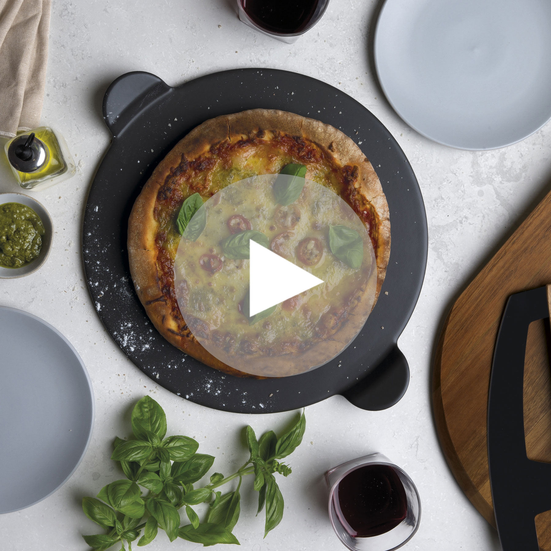 Gusto Pizza 4-pcs Set