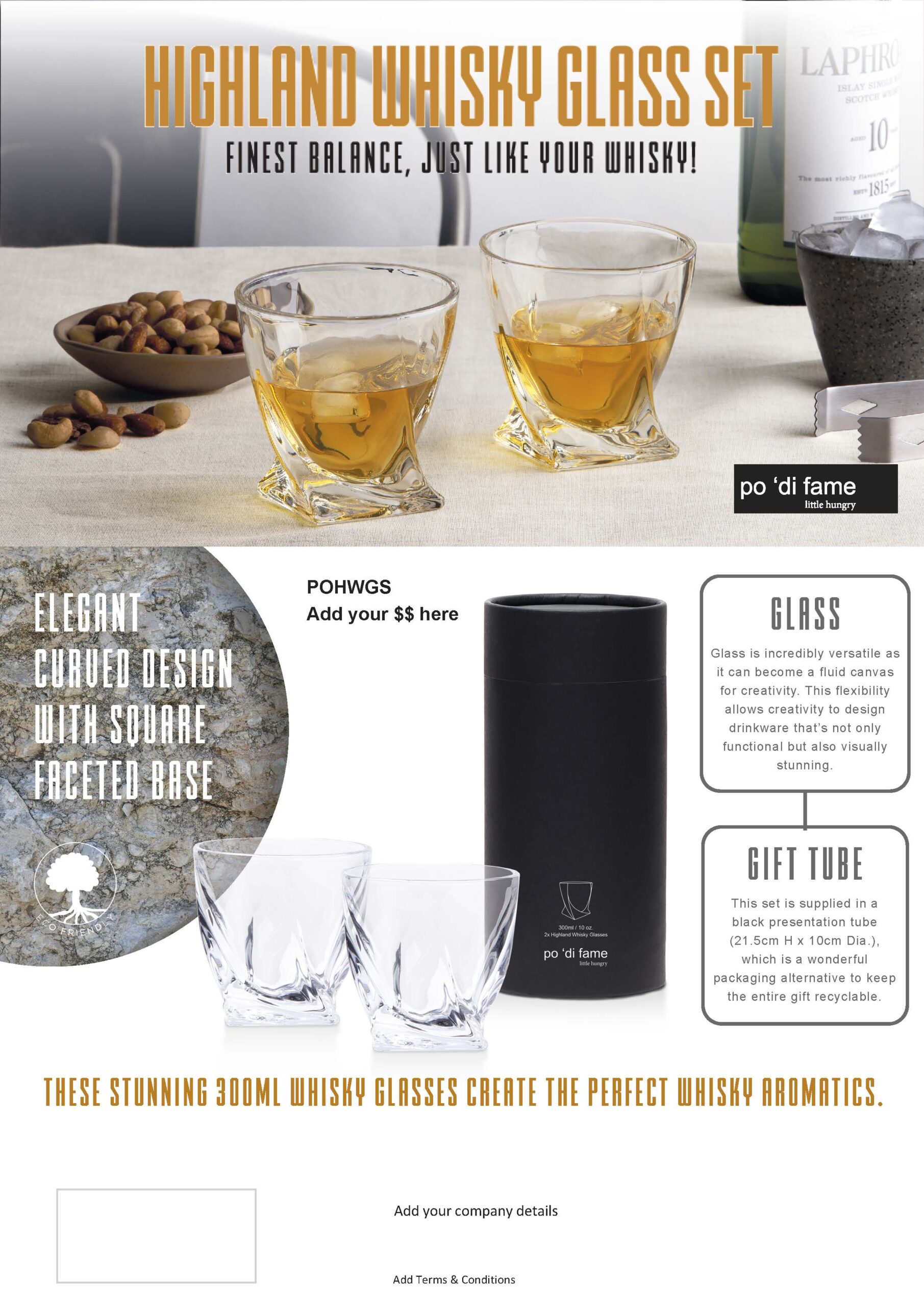 Highland Whisky Glass Set
