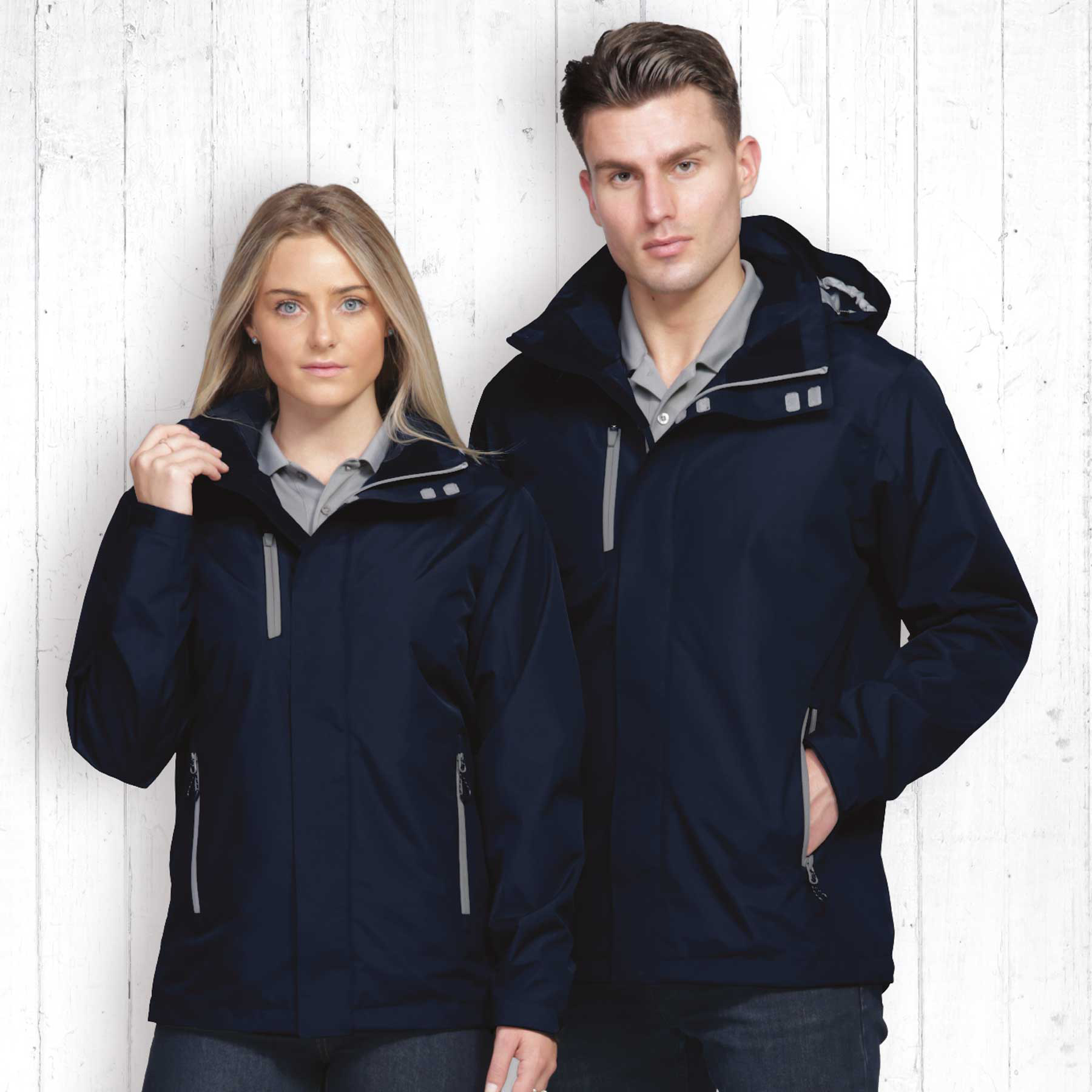 Blue gear jacket deals