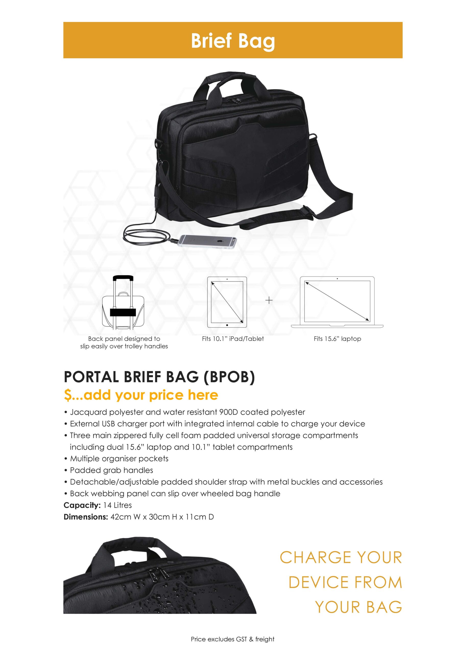 Portal Brief Bag