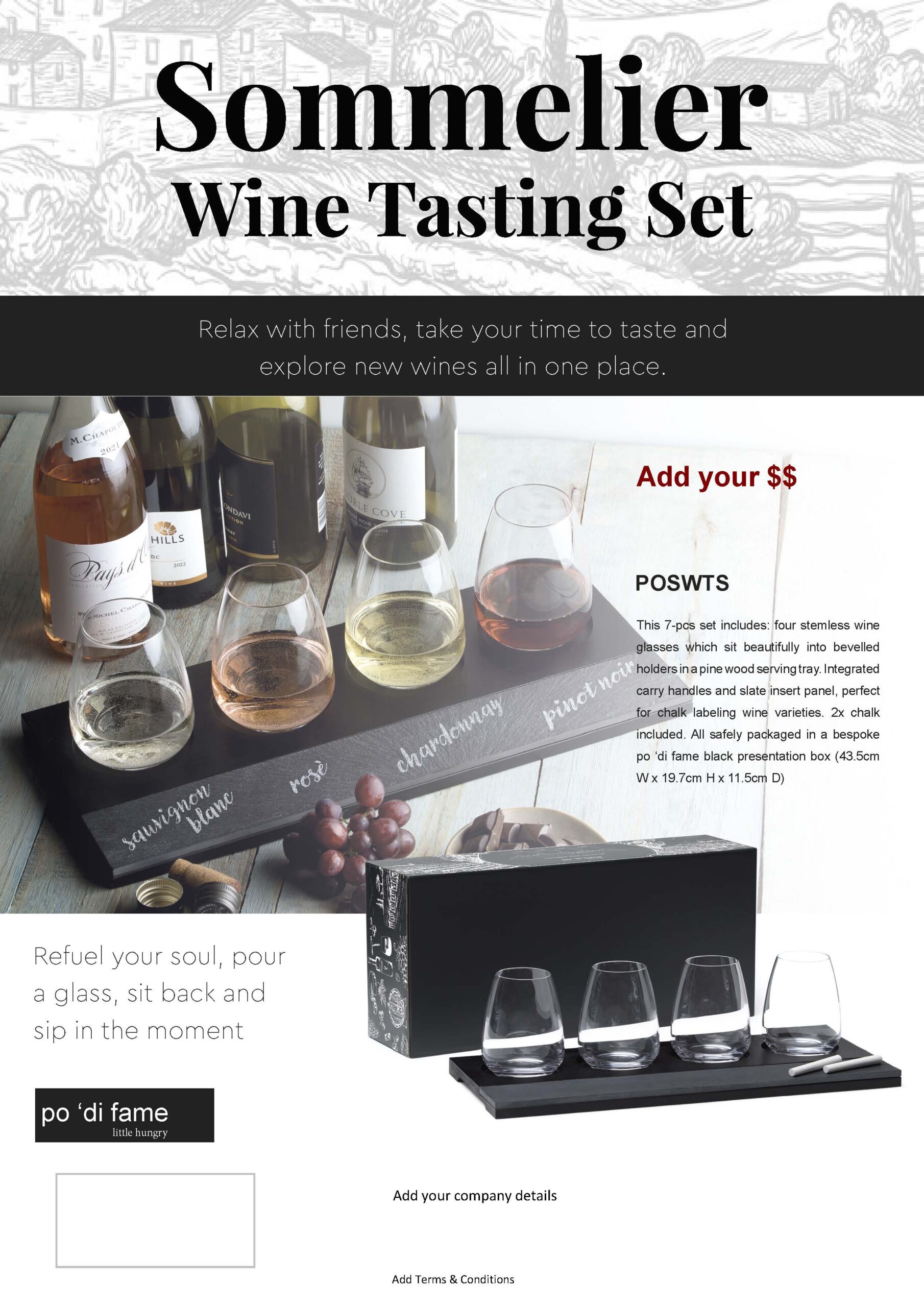Sommelier Wine Tasting Set