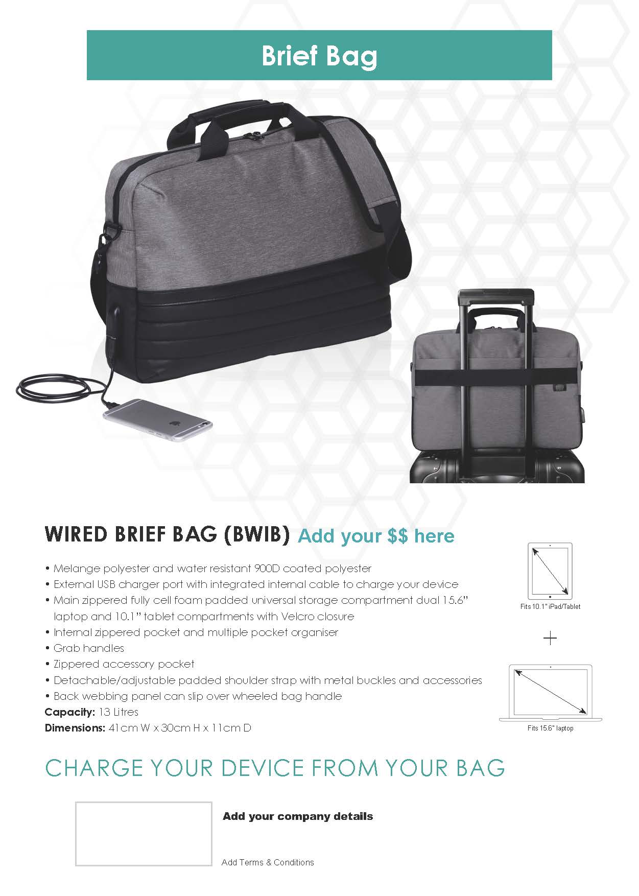 Wired Brief Bag