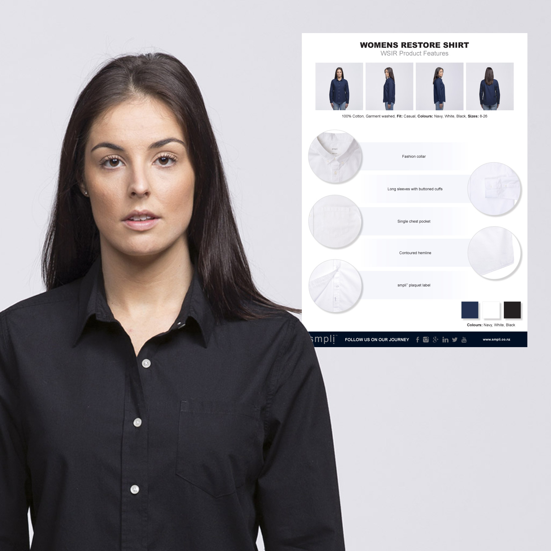 Womens Restore Shirt Tech Sheet