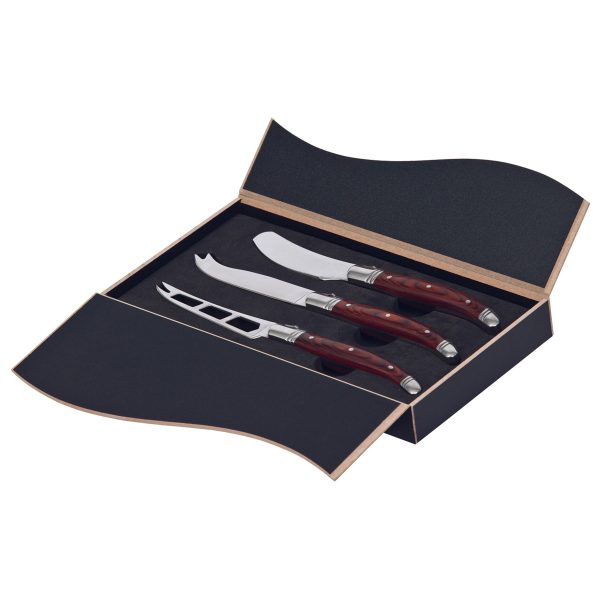 Bordeaux Cheese Knife 3 pcs Set