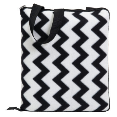 Black/White - Folded as Cushion