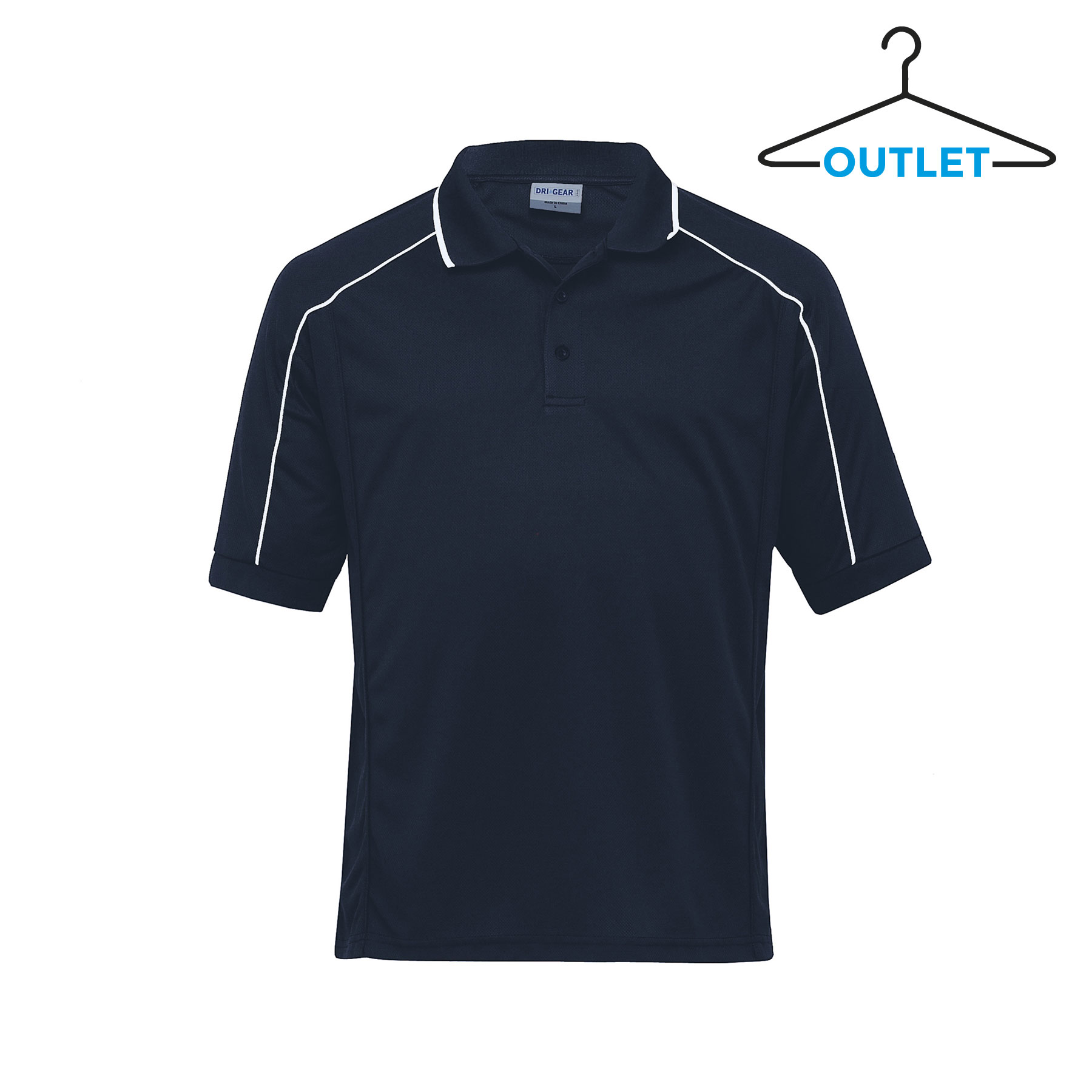 Dri Gear Eyelet Polo - Mens