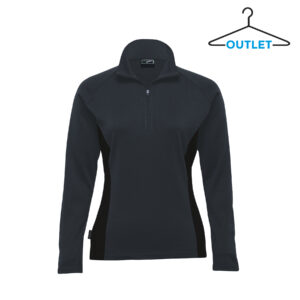 Merino Contrast Insert Pullover - Womens