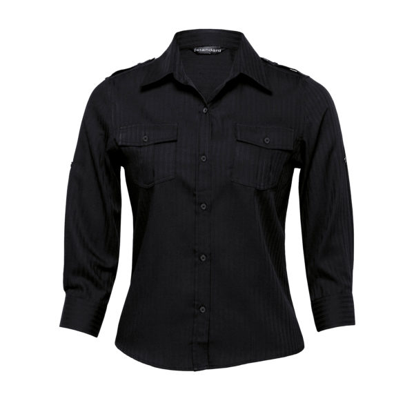 outlet-womens-the-denison-shirt-black-600x600