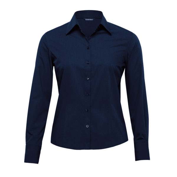 outlet-womens-the-republic-long-sleeve-shirt-navy-600x600