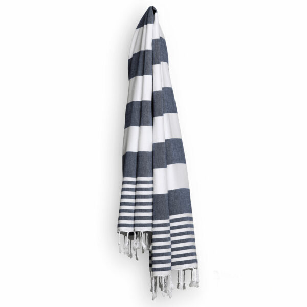 Navy/White Turkish Towel