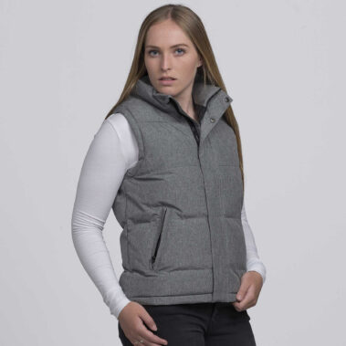 Basin Puffa Vest - Grey Melange