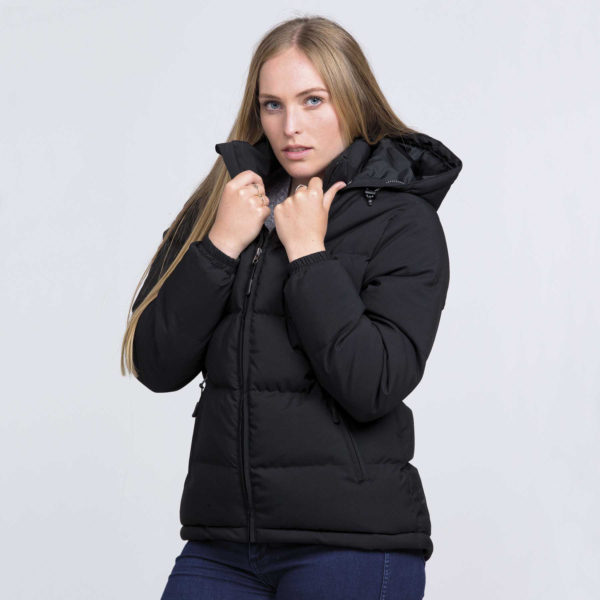 Edge Puffa Jacket - Black