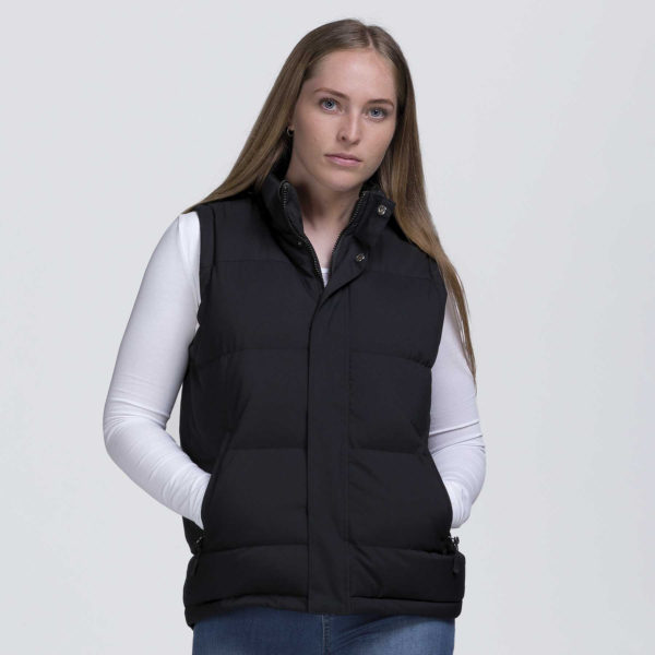 Junction Puffa Vest - Black