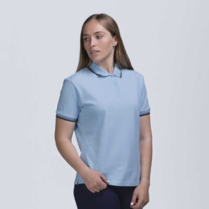 Womens Stanton Polo - Sky/Navy