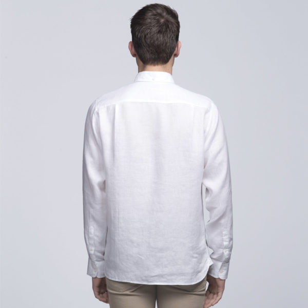 Mens White - Back