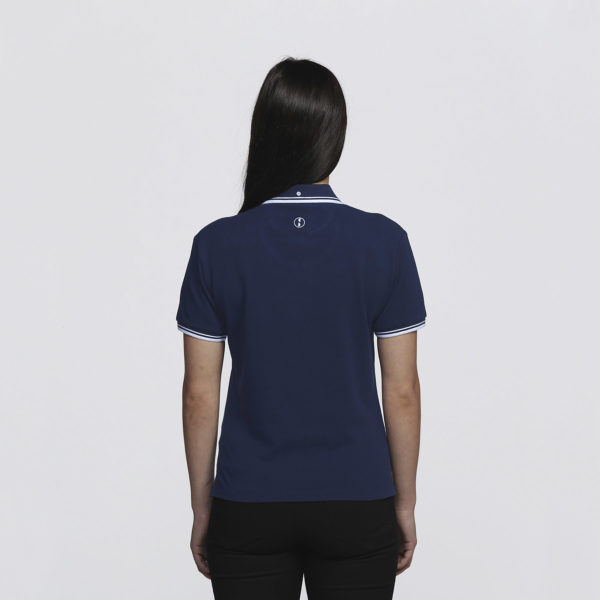 Womens Navy/White - Back