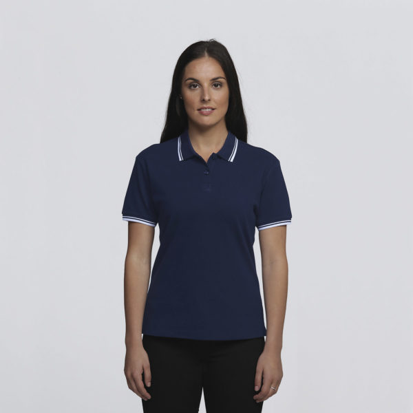 Womens Navy/White - Front