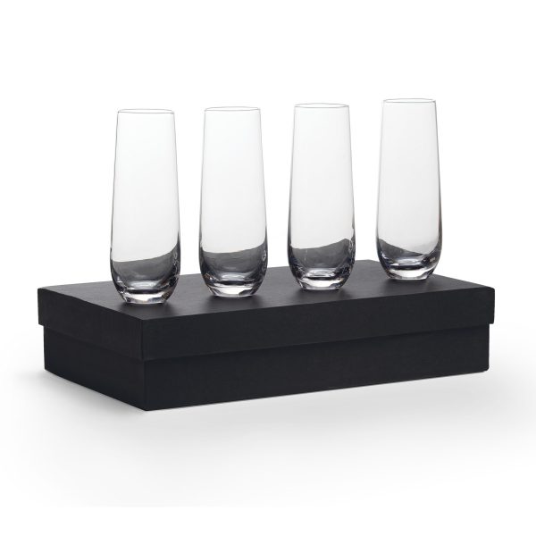 Stemless Champagne Flutes