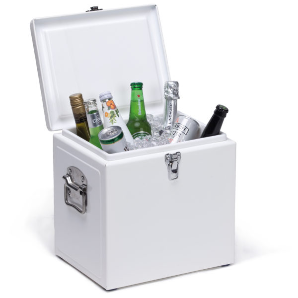 Vintage Cooler Box - lifestyle white