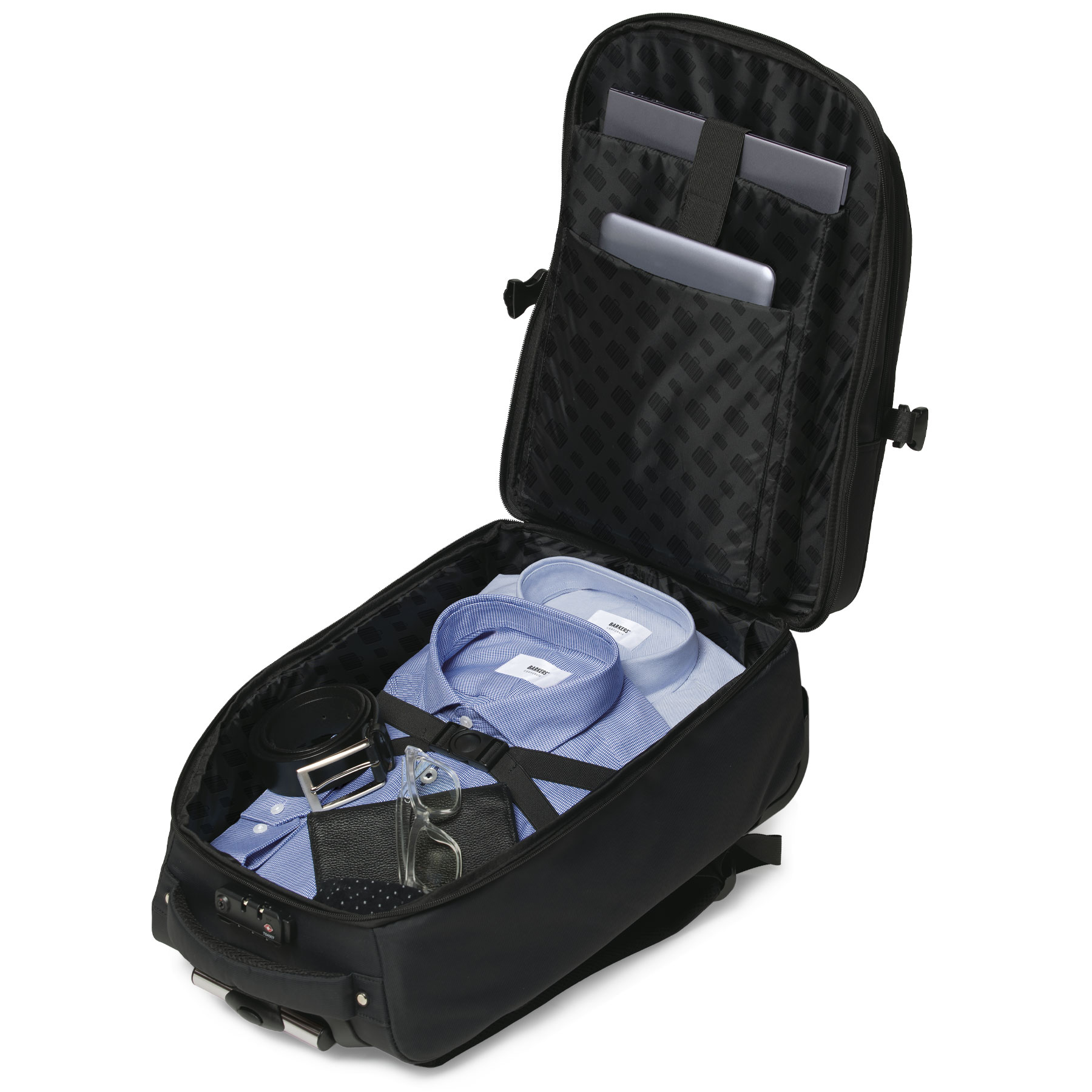 Luggage compression straps