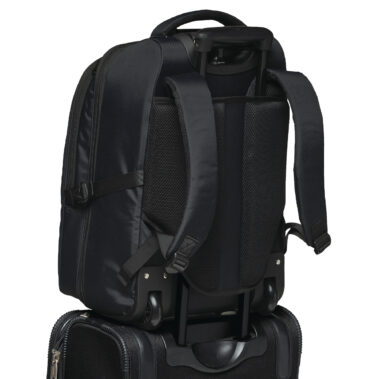 Padded mesh back panel