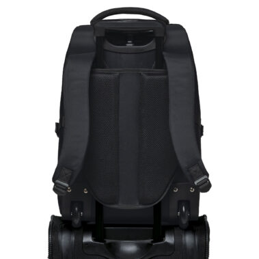 Padded mesh back panel